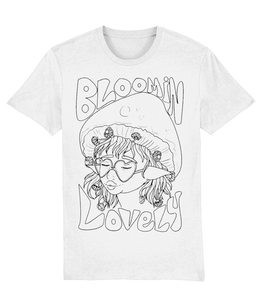 Bloomin' Lovely B&W T-Shirt