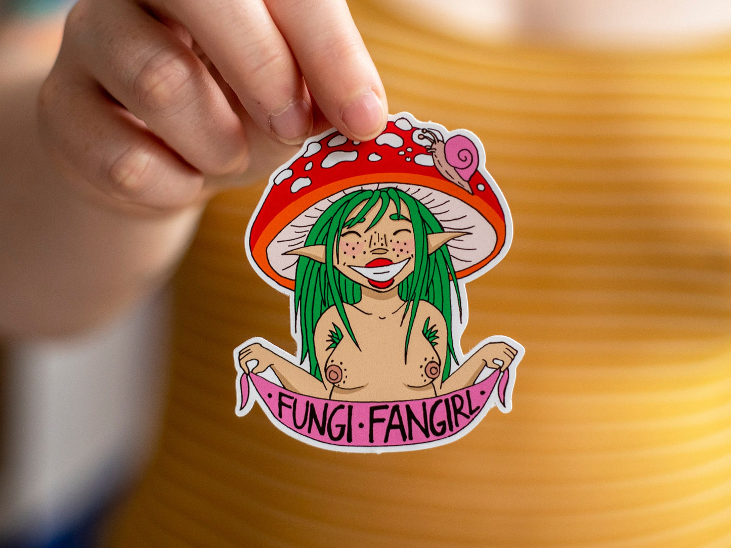 Fungi Fangirl Sticker